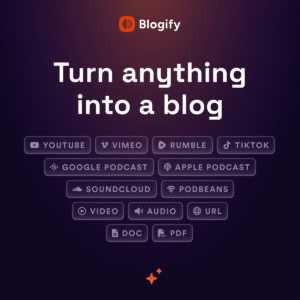 Read more about the article The Potential of AI-powered: Turning Videos into Blogs